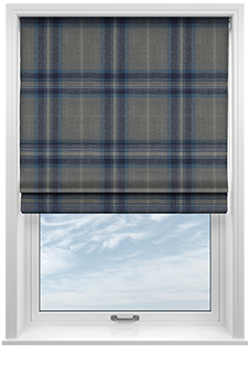 Grampian, Border - Twist&Fit Roman Blind